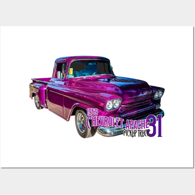 1959 Chevrolet Apache 31 Pickup Truck Wall Art by Gestalt Imagery